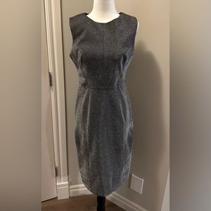 Size 4 Tommy Hilfiger Sparkly Silver/Grey Sheath Dresd
